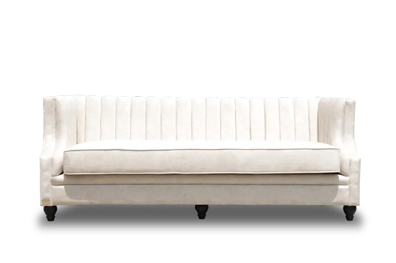 Modern Curve Channel 2 Seater (Easy Clean)