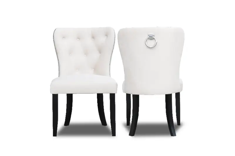 Noir Queen Dining Chair 1 Unit (Easy Clean)