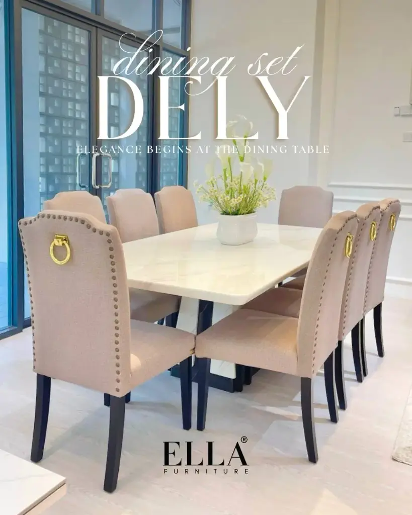 Dely Dining Chair 1 Unit (Easy Clean) 