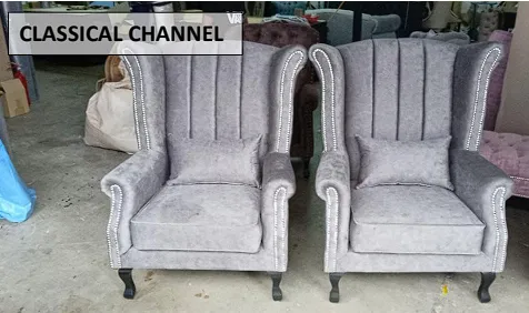 [CWCCHANNEL-E] Classical Wingchair Channel 1 Unit (Easy Clean)