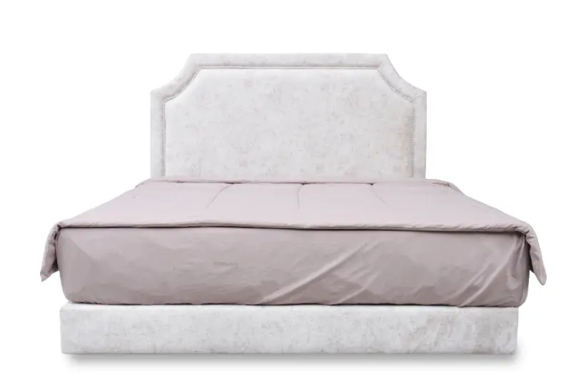 Adele Bedframe King (Italian) (EF9368-3-LATTE)